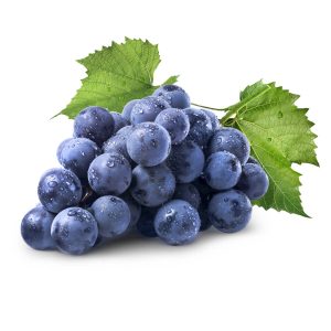 fresh black grapes
