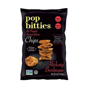 Pop Bitties Hickory Barbeque Flavored Ancient Grain Chips